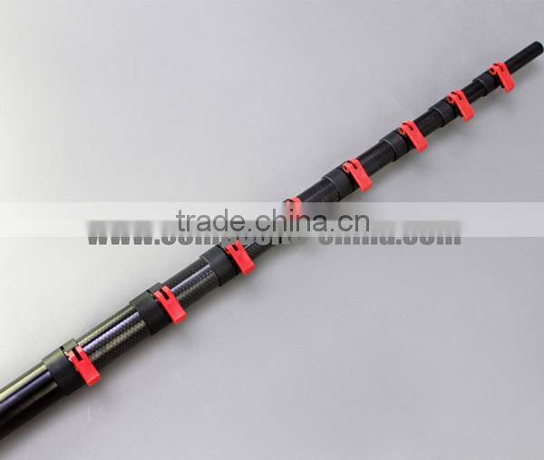 38 ft Window Cleaning Carbon Fiber Telescopic Pole With Euro Thread Tip