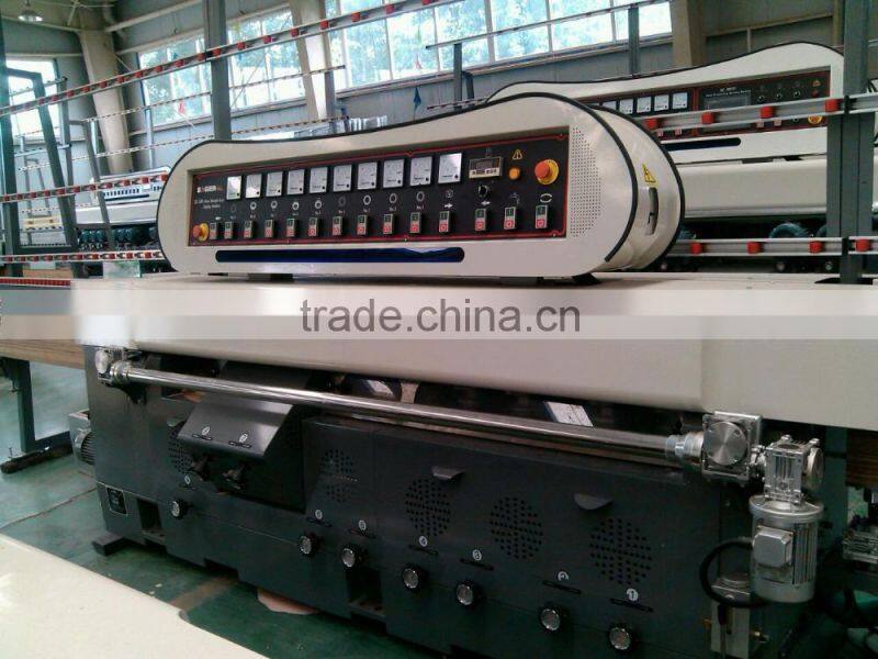 2015 hot sale 45 degree glass stright line edging machine