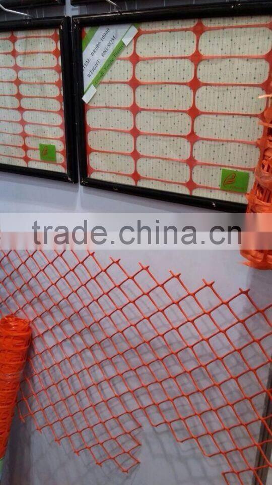 orange plastic Daimond Mesh fence(11years factory)