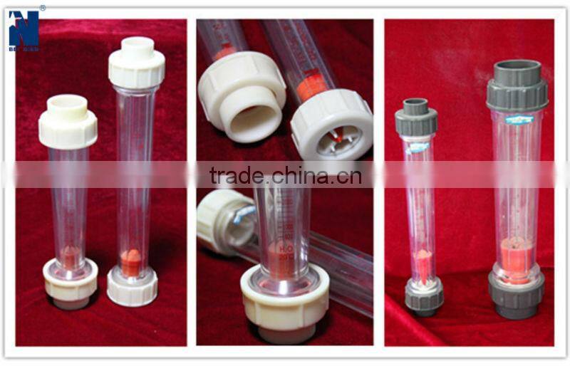 LFS plastic tube rotameter