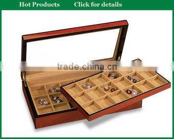 Good Handmade Plastic Cufflink Jewelry Storage Box