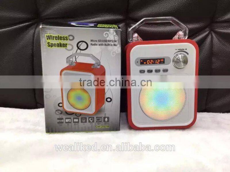 Promotion Wood portable bluetooth speaker For Phone Samsung Tablet PC