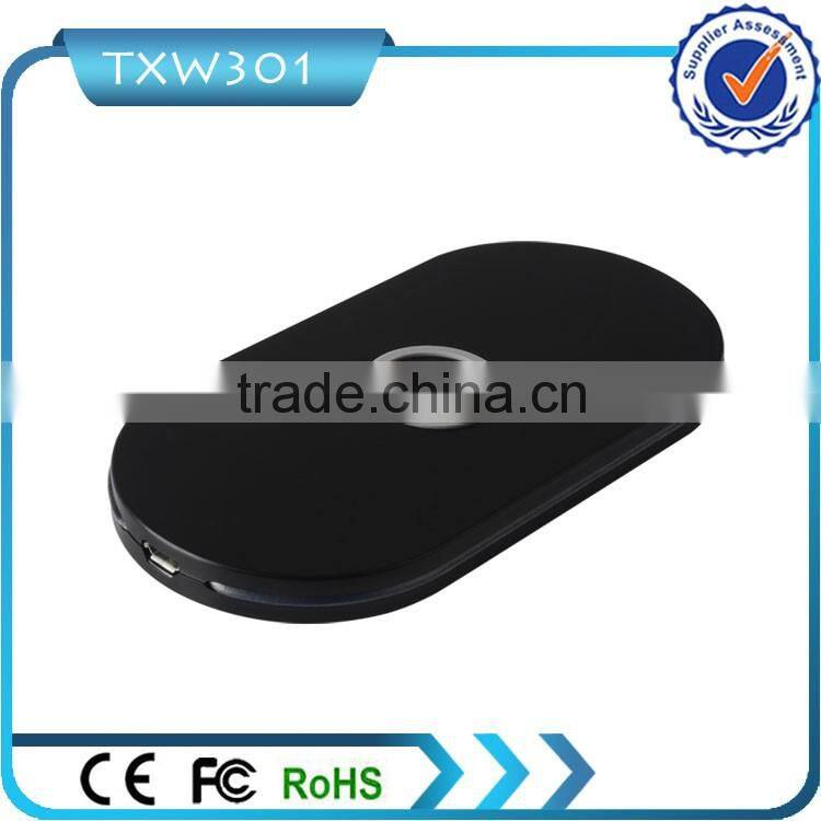 Good Quality Frosted Wireless Charger Three Coil For Iphone and Android