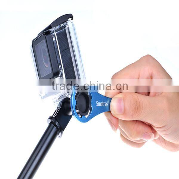 smatree for GoPro Hero 3 monopod Tripod Mount Adapter for Gopro Hero3 Hero2 HD Camera Holder Black Edition