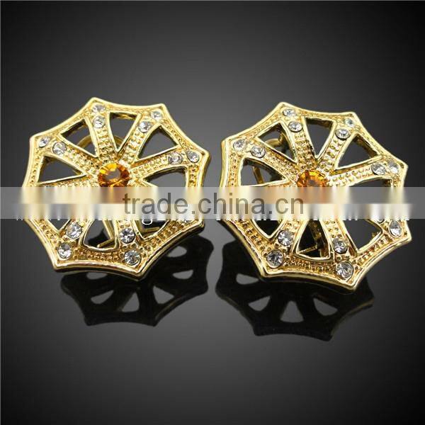 18k women's gold necklace and artificial jewellery earings women earrings