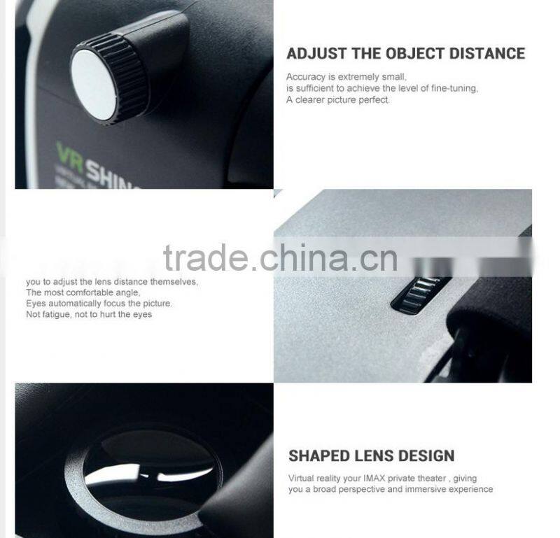 VR Shinecon 3D Glasses Universal VR Box Virtual Reality Google Cardboard Video Headset Helmet