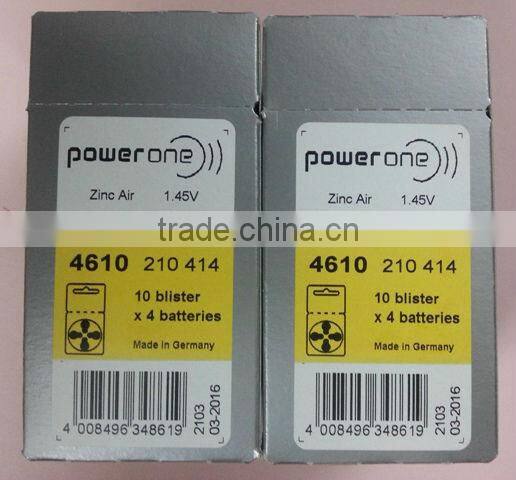 programmable Hearing aid battery hottest selling power one made in germany