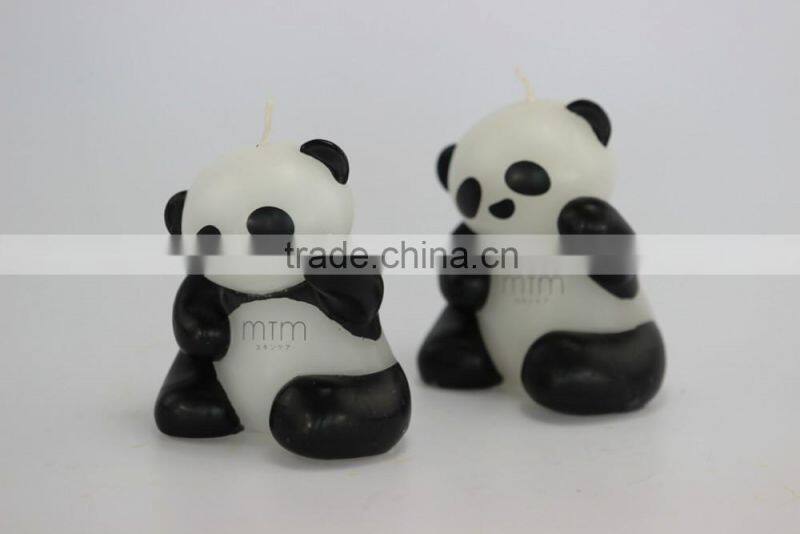 Panda shaped Paraffin Candles
