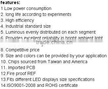 Best price 16 segment single digit led display