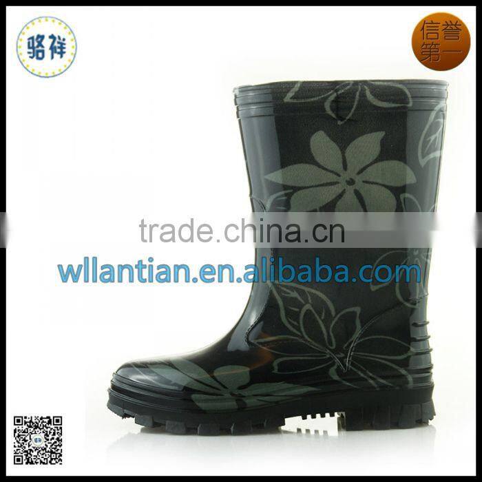 Ladies Fashion waterproof warm pvc snow boots