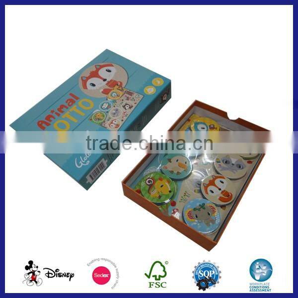 customized brand name memory game learning cards for child