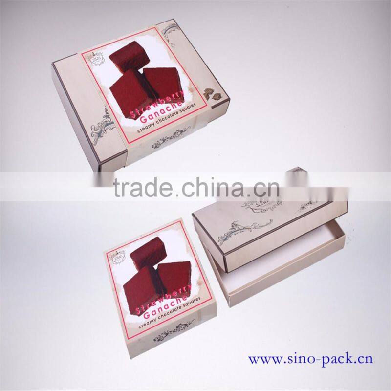 different design chocolate paper gift boxes packaging