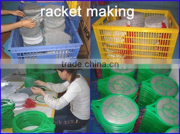Three-layer nets ABS material high quality rechargeable electric mosquito racket