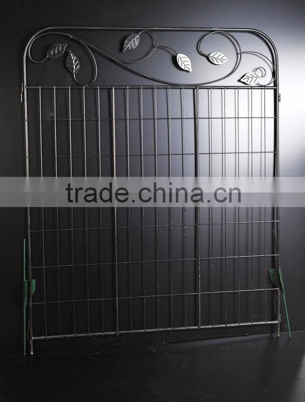 metal garden fence