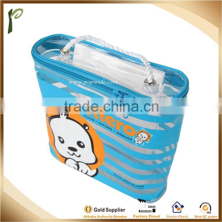Popwide 2016 fashion cheap promotion pvc kid bag kid shool bag