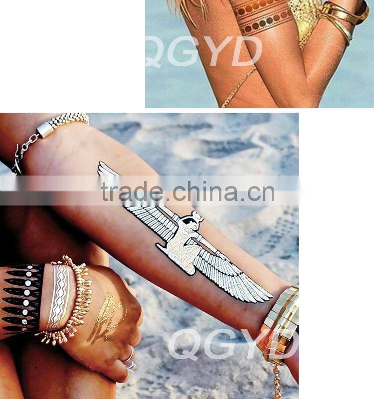 Beauty water transfer customized temporary tattoo sticker