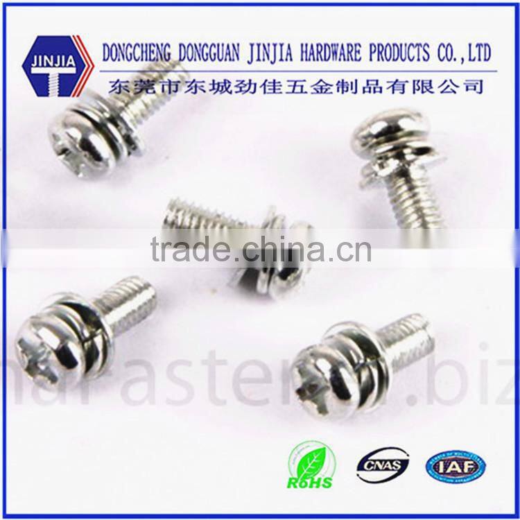 cross recess pan head special combination screw