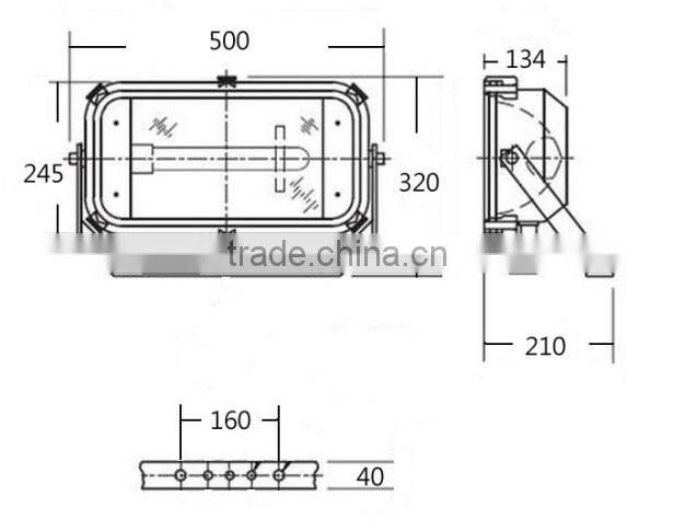 400w TE-39 boat IP56 waterproof LED marine fishing flood light