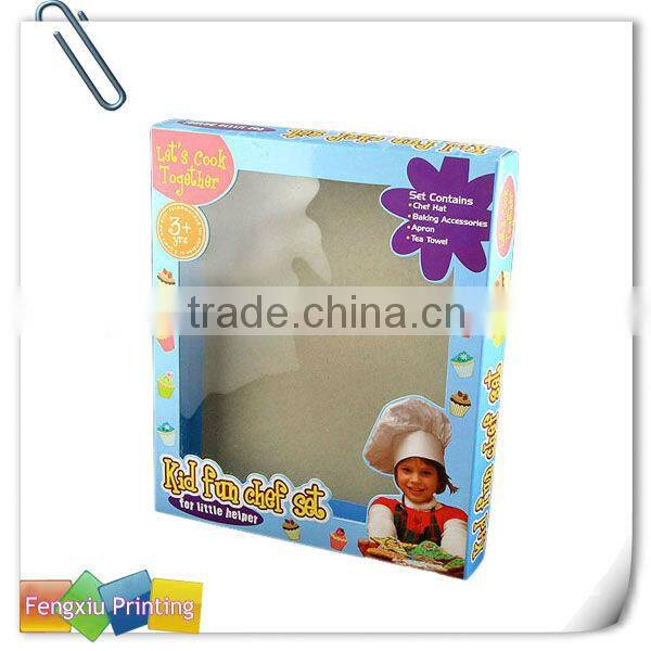 Paperboard Packaging Box with Clear PVC Window
