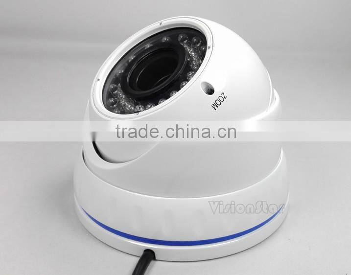 Surveillance camera 36pcs ir leds OSD menu 800TVL outdoor vandalproof dome security camera Vision Star