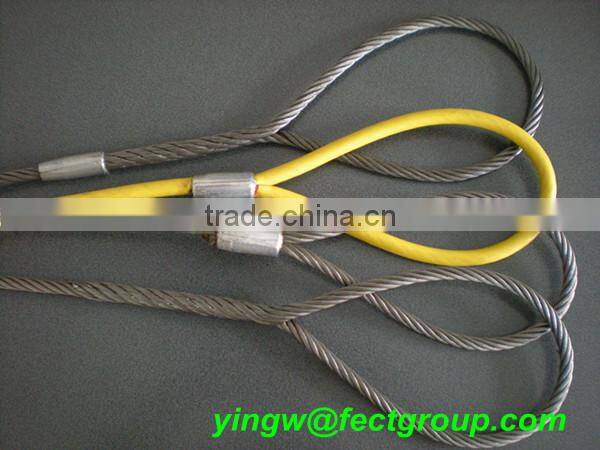 stainless steel wire rope net/cargo net slings/cargo net of wire rope