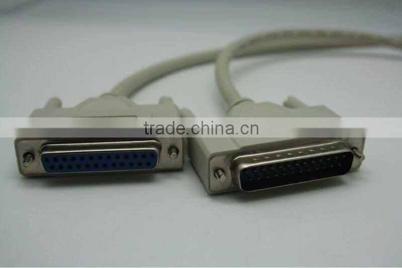 DB 25pin printer male to female cable