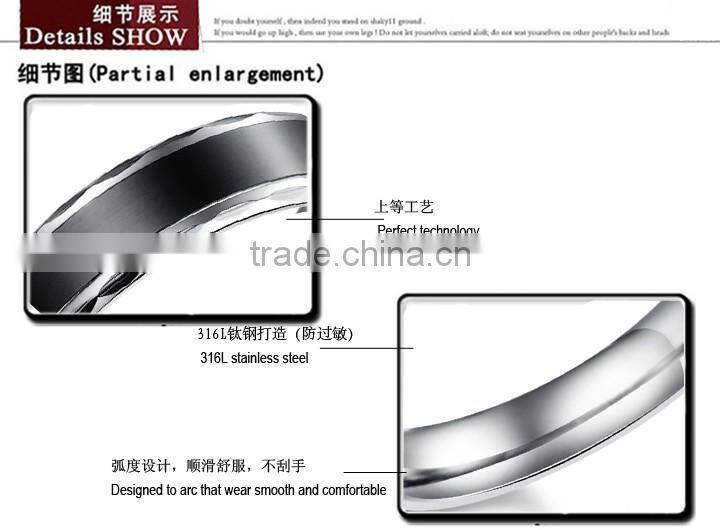 2015 Romantic Plain Design Gay Pride Engagement Rings