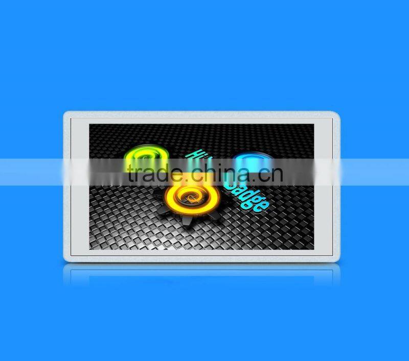 Wearable Video Name Tag Video Badge TFT LCD LCM Anti Scratch Screen 8-10hrs Display 4GB Memory 3'' large Screen