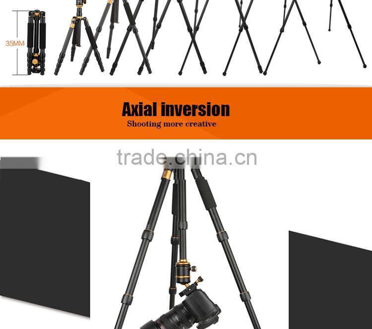Q888C beike Qingzhuang lightweight carbon fiber camera tripod recommend tv joint stand w tripod bag quick release plate mount