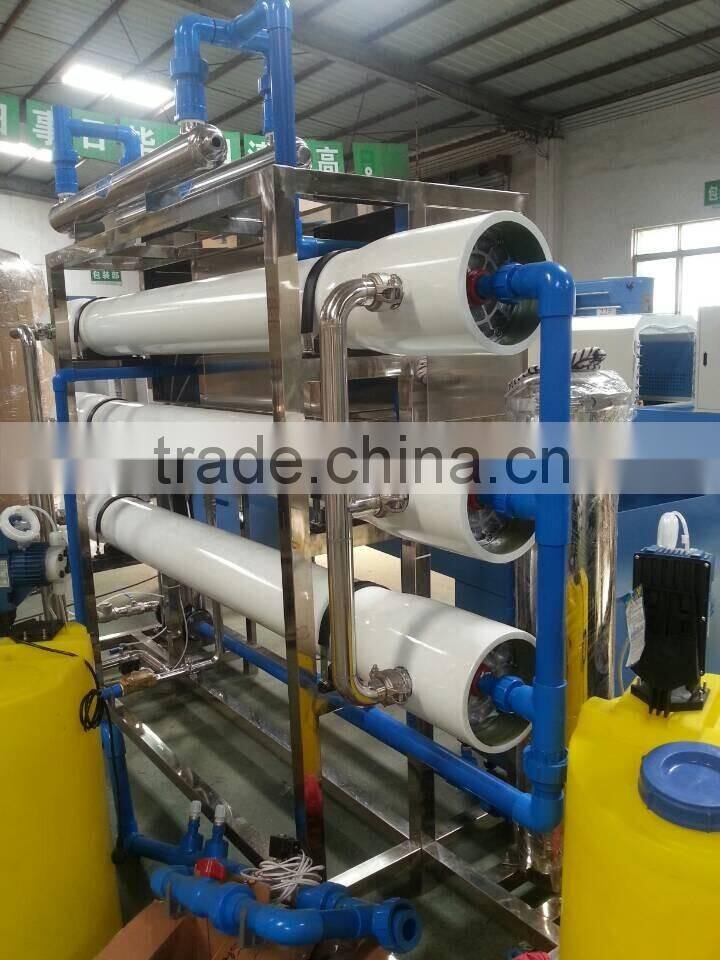 Good quality well water spring water mineral water Jiangmen Angel 2000~ 10000LPH RO water purification system
