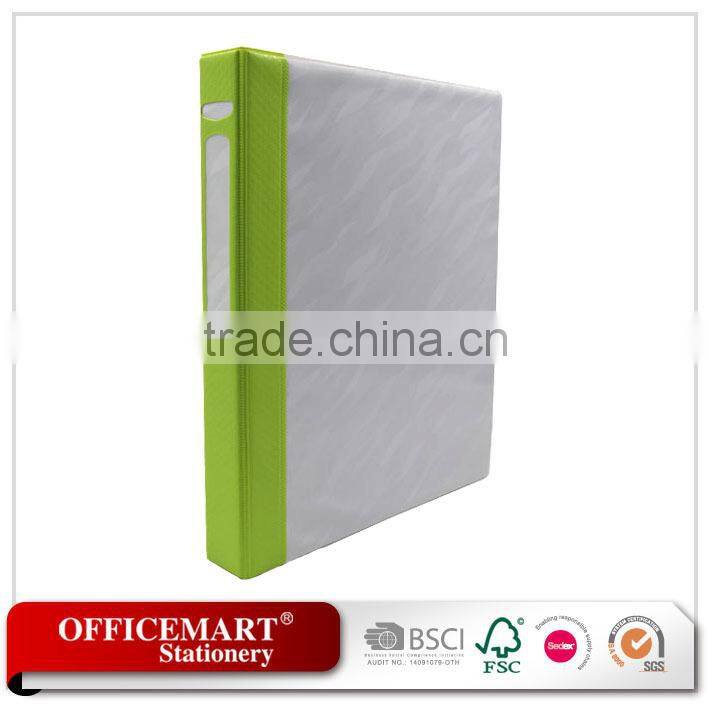 PEVA view binder/4 ring binder/file folder/plastic clear file folder/a3 file folder portfolio folder