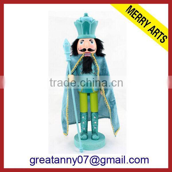 21" Hollywood Multi-Colored Stacked Soldier Decorative Christmas Nutcracker