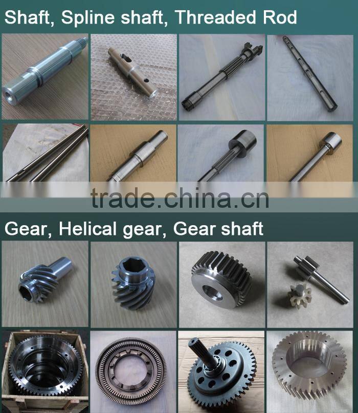CNC machinery manufacturing Custom machining gear shaft