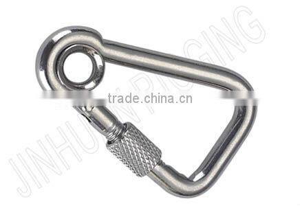 OBLIQUE ANGLE SNAP HOOK WITH SCREW AND EYE