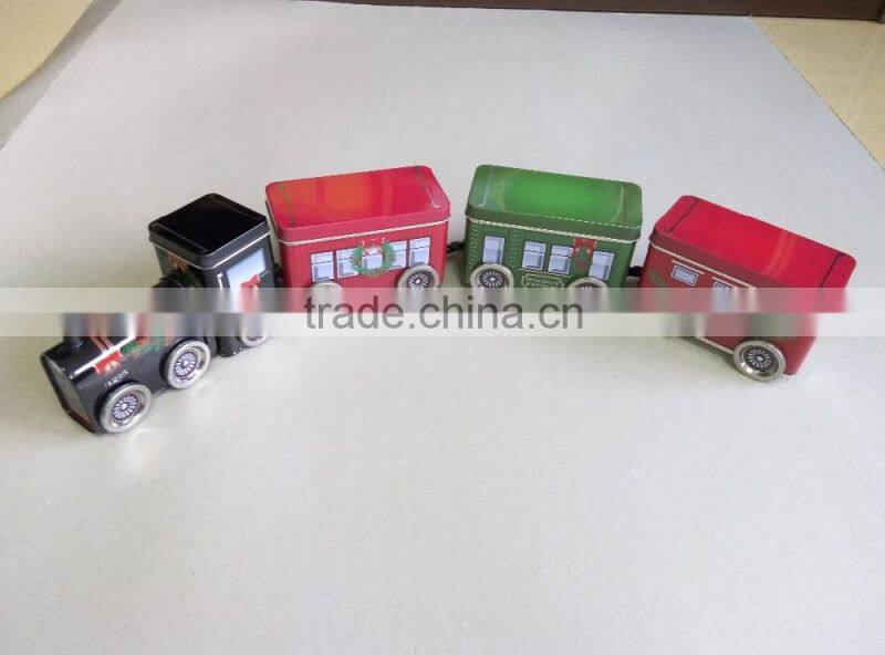 Train candy tin