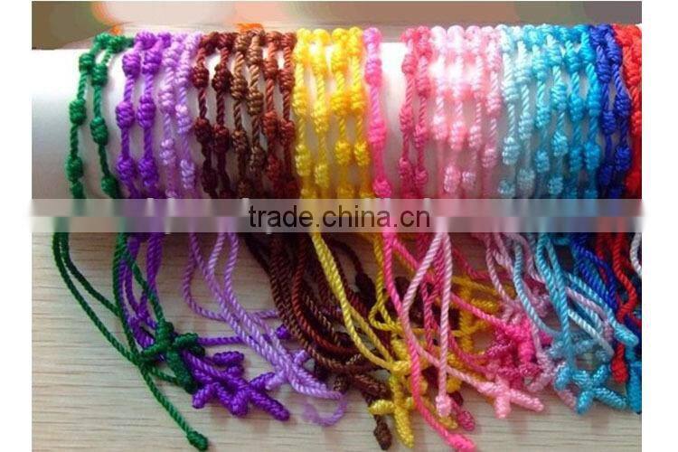 Promotion Gifts with customer's logo palstic beads DIY elastic customized bracelet