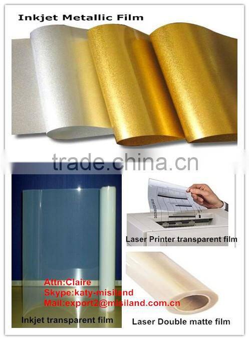 Laser Printer Transparent film ( screen printing,waterproof,110um)