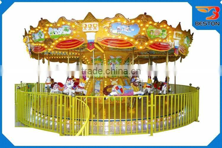 Hot sale amusement rides 24 seats fairground carousel horses for sale