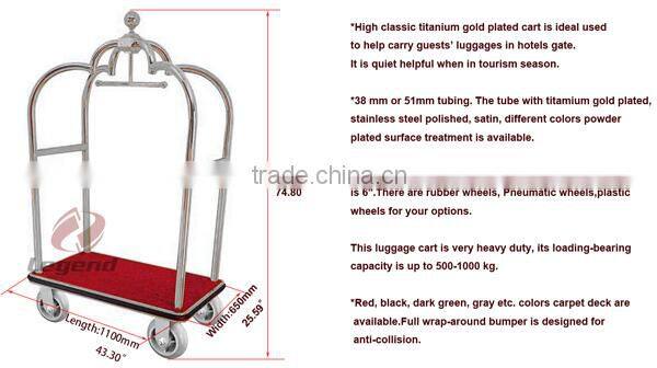 Wholesale Baggage Trolley lobby luggage trolley