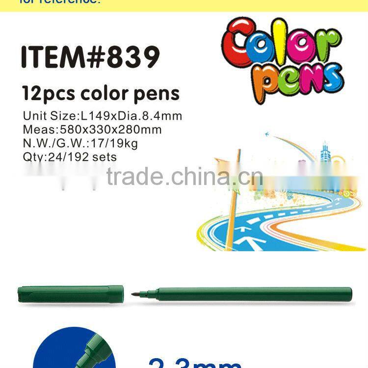 Water color marker pens item # 839