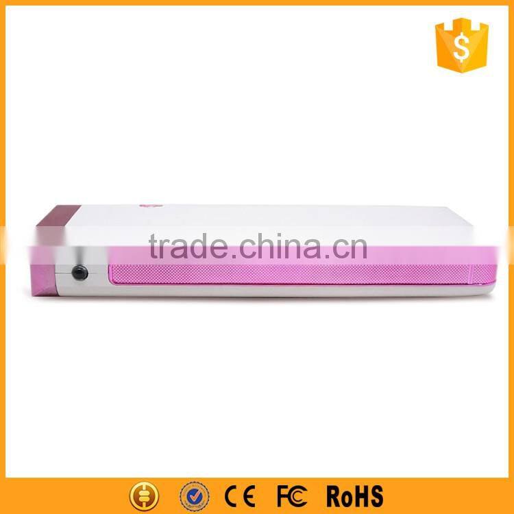 Portable 3 usb output 10000mah bank power for cell phone