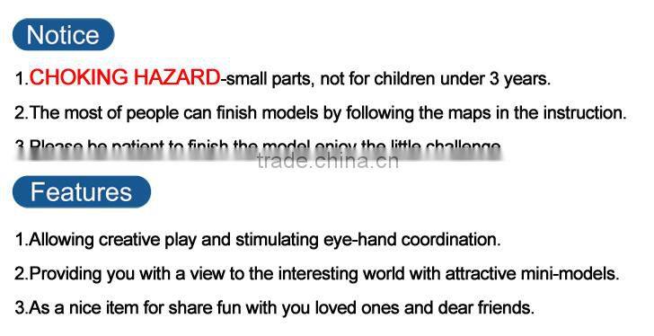 Kid toy education animal 3d puzzle elephant model