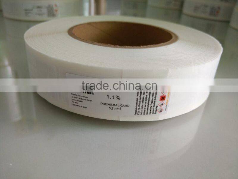 custom printed adhesive printing label sheet