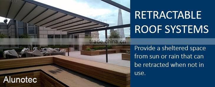 Retractable Roofing System/All Season Aluminium Pergola System