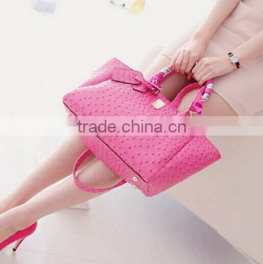 Synthetic Ostrich Leather Fabric For Bag