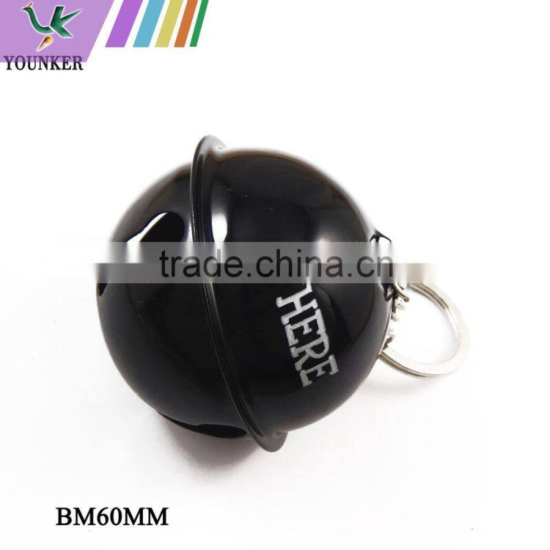 Promotional custom metal keychain with bell