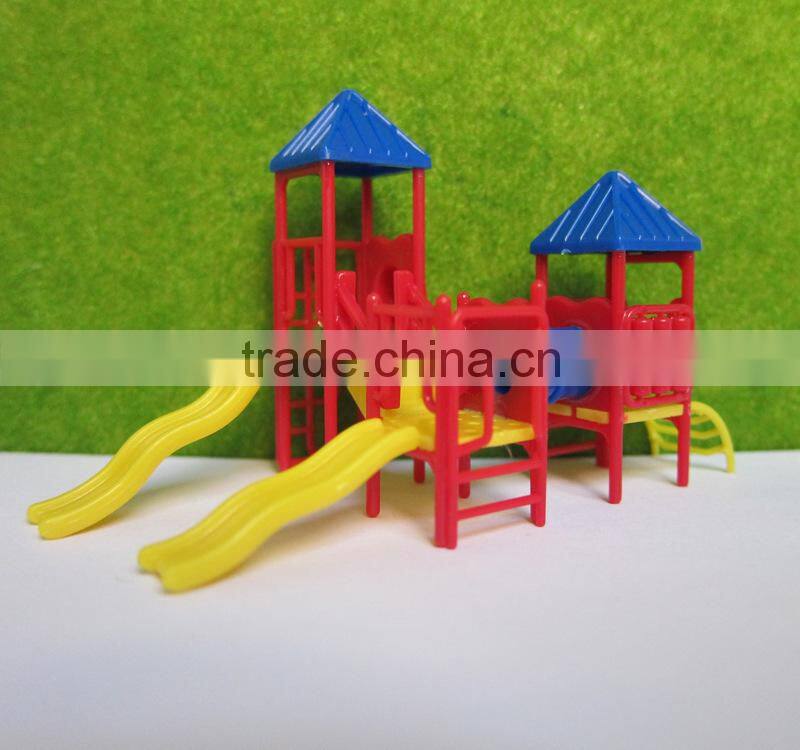 scale resin miniature model game slide equipment for kid toy