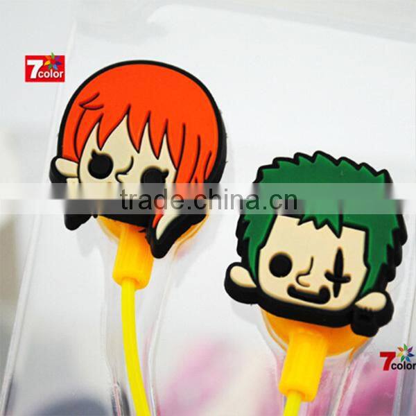 Unique design best cheap cartoon earphones, cute beautiful baby earphones