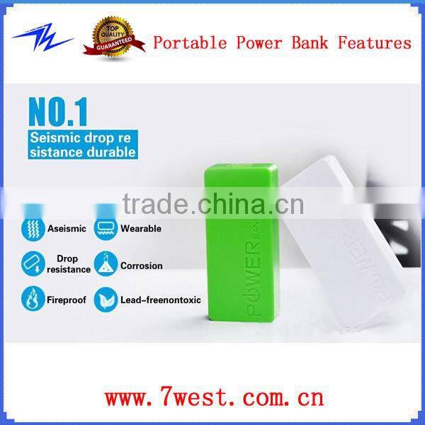 Colorful Portable Power Bank 5600mah Rechargeable External Battery Charger Mobile Phone