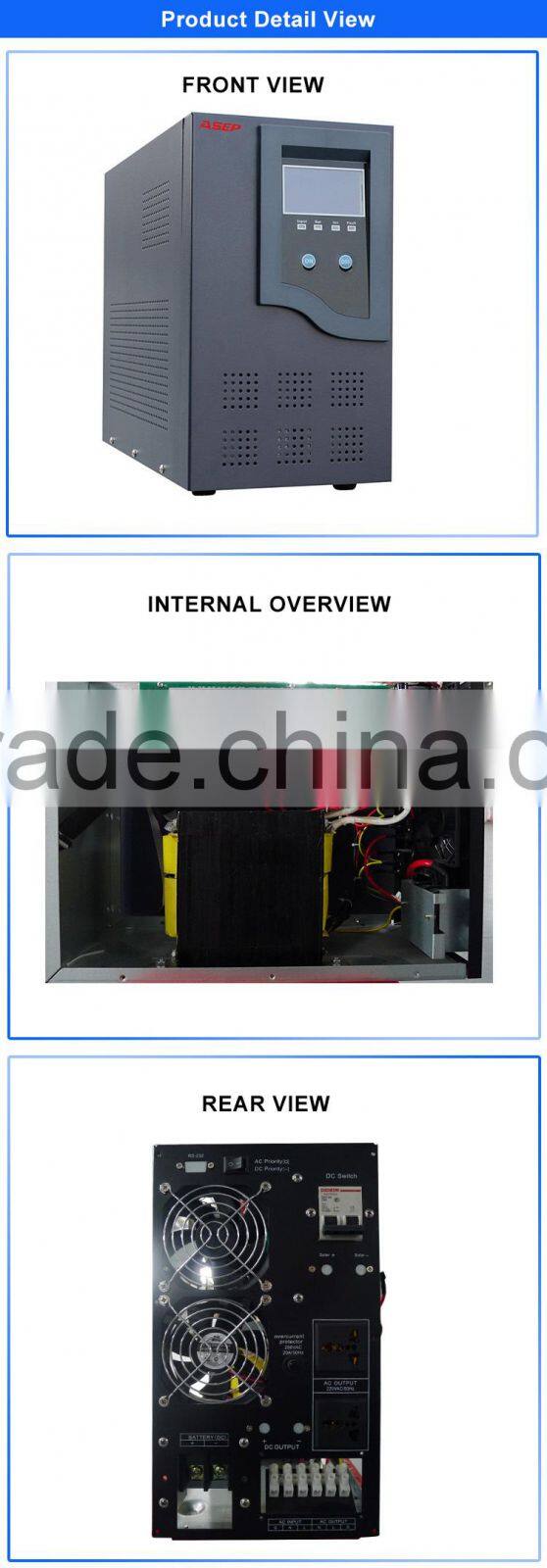 off grid frequency pure sine wave 2000W inverter with charge function